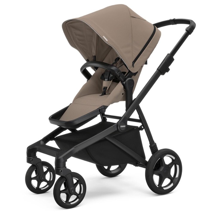 Baby Carrycot, Thule Sleek 2 Stroller Set, Taupe, Color Tinted - EDK.ro
