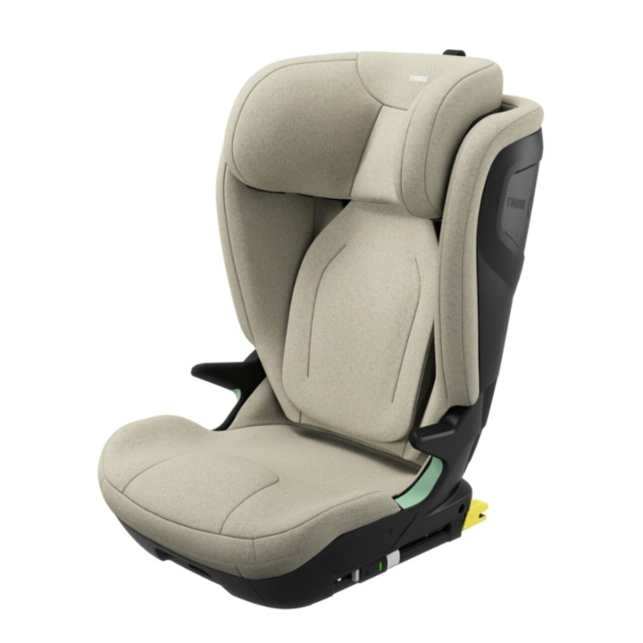 Scaun Auto Copil, Thule Palm I-Size High-back, pentru Children 100-150 cm, Soft, Culoare Bej - EDK.ro
