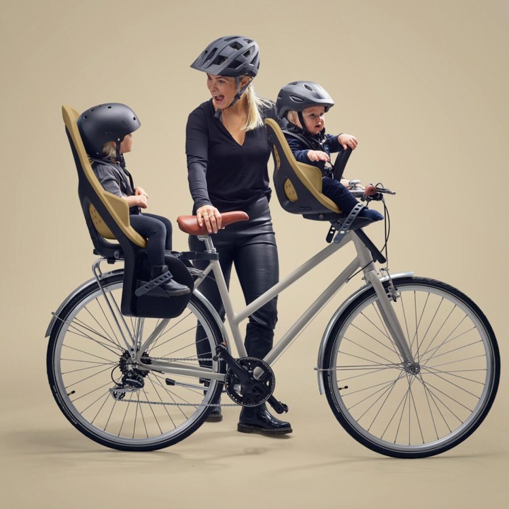Scaun Copil pentru Bicicletă, Thule Față Mounted On Bike - Yepp 2 Mini Față Mounted, Midnight, Culoare Negru - EDK.ro