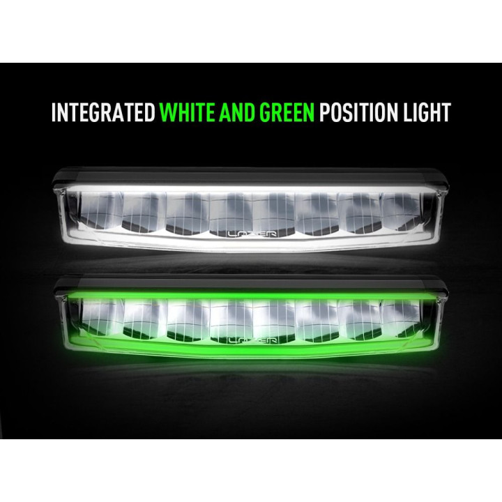 EC Approved LED Projector, Lazer Lamps AIR-55 with Green Position Lights, Luminous Flux 6,800Lm, Power 55W - EDK.ro