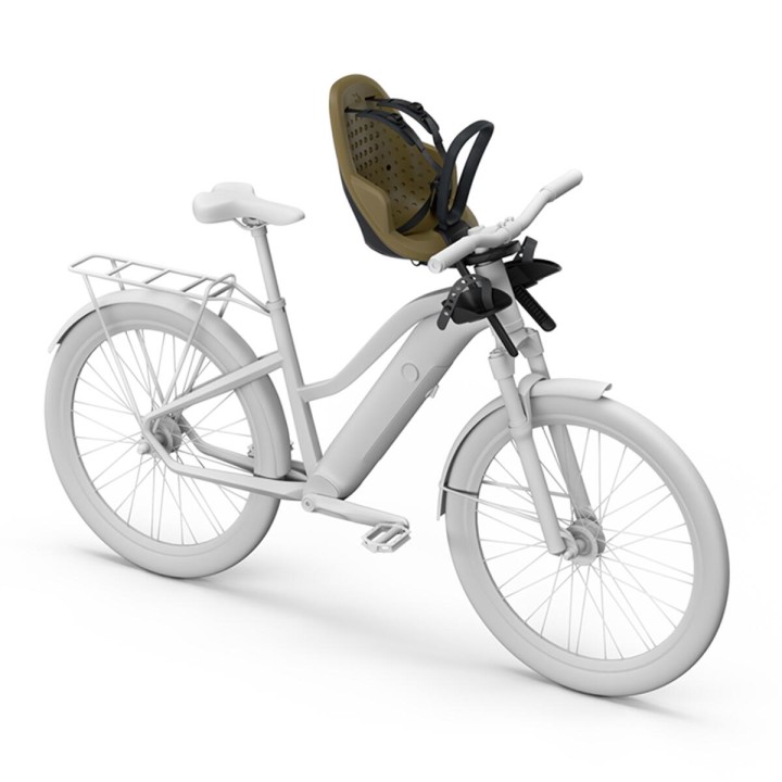 Child Bike Seat, Thule Front Mounted on Bike - Yepp 2 Mini Front Mounted, Nutria, Color Green - EDK.ro