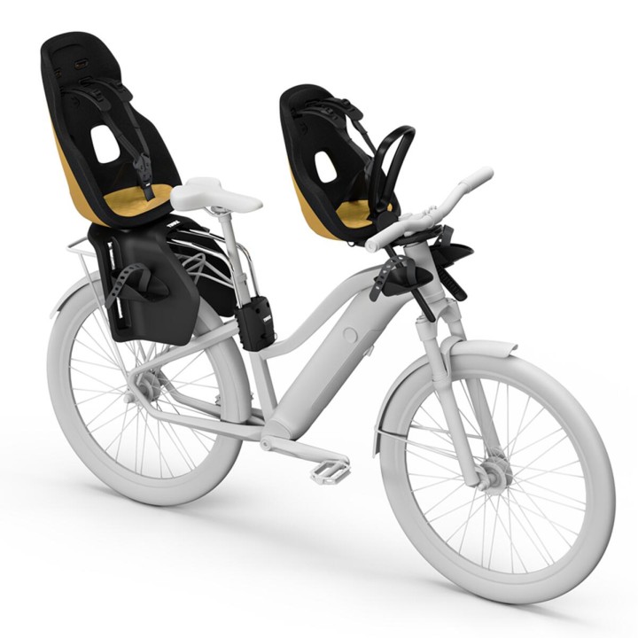 Child Bike Seat, Thule Front Mounted - Yepp Nexxt 2 Mini Front Mounted, Burnished, Color Yellow - EDK.ro
