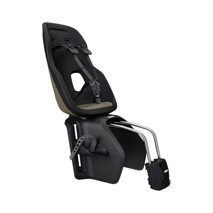 Child Bike Seat, Thule Rear-mounted on Bike - Yepp 2 Maxi Frame Mounted, Deep Khaki - EDK.ro
