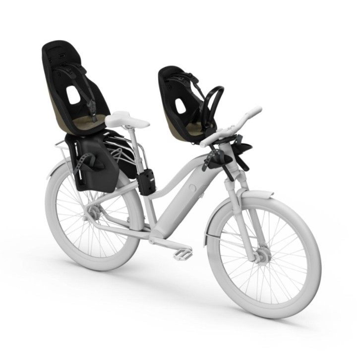 Scaun Copil pentru Bicicletă, Thule Spate-mounted On Bike - Yepp 2 Maxi Frame Mounted, Deep Khaki - EDK.ro