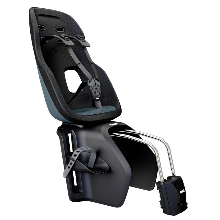 Child Bike Seat, Thule Rear-mounted on Bike - Yepp Nexxt 2 Maxi Frame Mounted, Color Dark Slate - EDK.ro