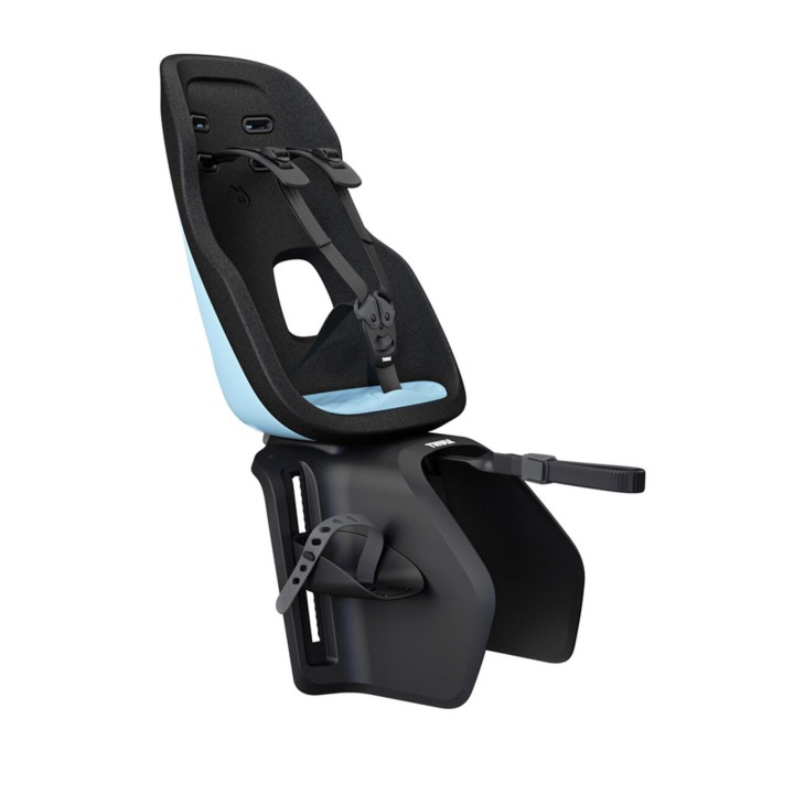 Child Bike Seat, Thule Yepp Nexxt 2 Maxi Aquamarine Rack Mounted, with Rear Bike Mount, Color Blue - EDK.ro