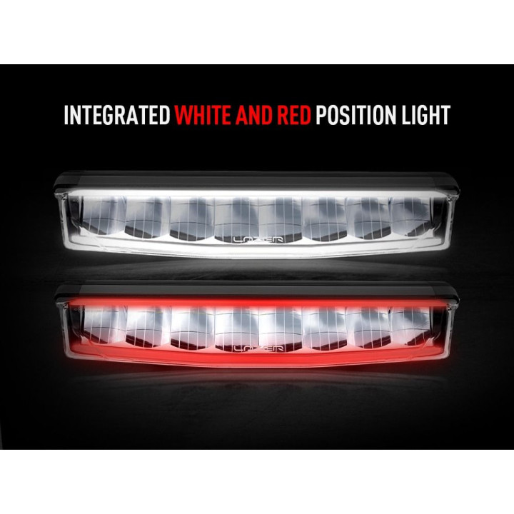 EC Approved LED Projector, Lazer Lamps AIR-55 with Red Position Lights, Luminous Flux 6,800Lm, Power 55W - EDK.ro
