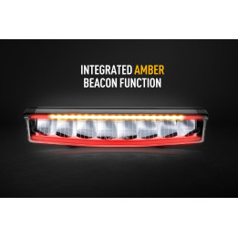 Proiector LED Omologat, Lazer Lamps AIR-55 Beacon with Red Position Lights, Flux Luminos 6,800Lm, Putere 55W - EDK.ro