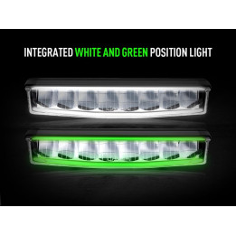EC Approved LED Projector, Lazer Lamps AIR-55 Beacon with Green Position Lights, Luminous Flux 6,800Lm, Power 55W - EDK.ro