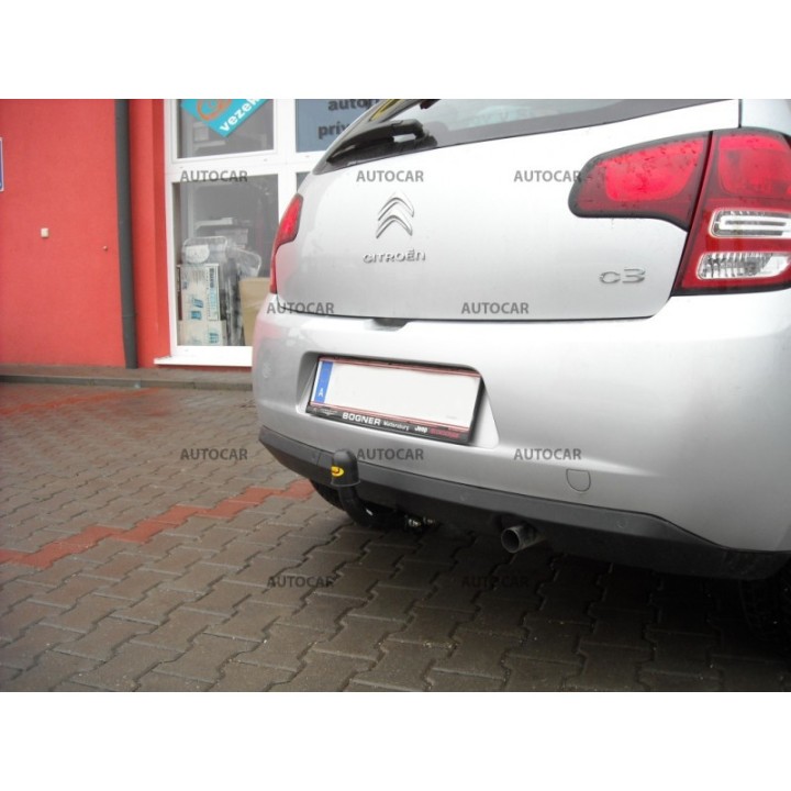 Cârlig de Remorcare, Auto-Hak, Sistem Semi-Demontabil, Citroën C3 5 Uși 2009 - 2016 - EDK.ro