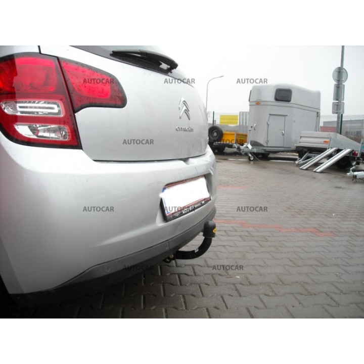 Towbar, Auto-Hak, Semi-Detachable System, Citroën C3 5-Door 2009 - 2016 - EDK.ro