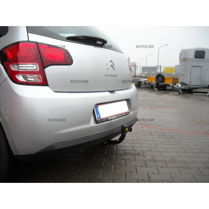 Towbar, Auto-Hak, Semi-Detachable System, Citroën C3 5-Door 2009 - 2016 - EDK.ro