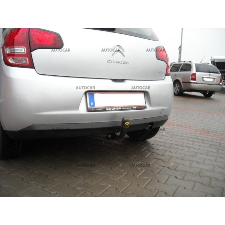 Towbar, Auto-Hak, Semi-Detachable System, Citroën C3 5-Door 2009 - 2016 - EDK.ro