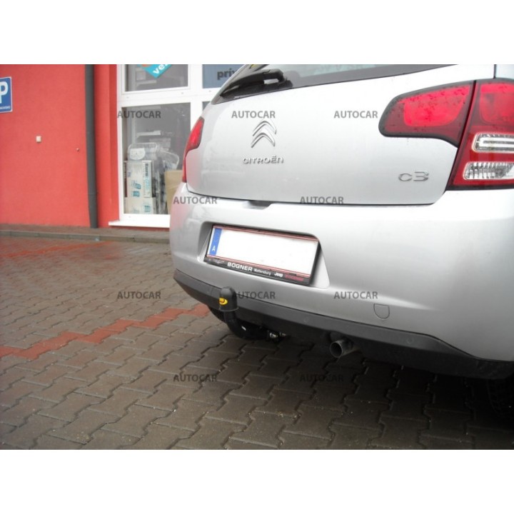 Cârlig de Remorcare, Auto-Hak, Sistem Semi-Demontabil, Citroën C3 5 Uși 2009 - 2016 - EDK.ro