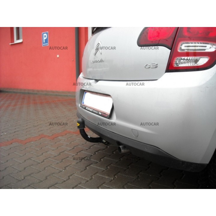 Cârlig de Remorcare, Auto-Hak, Sistem Semi-Demontabil, Citroën C3 5 Uși 2009 - 2016 - EDK.ro