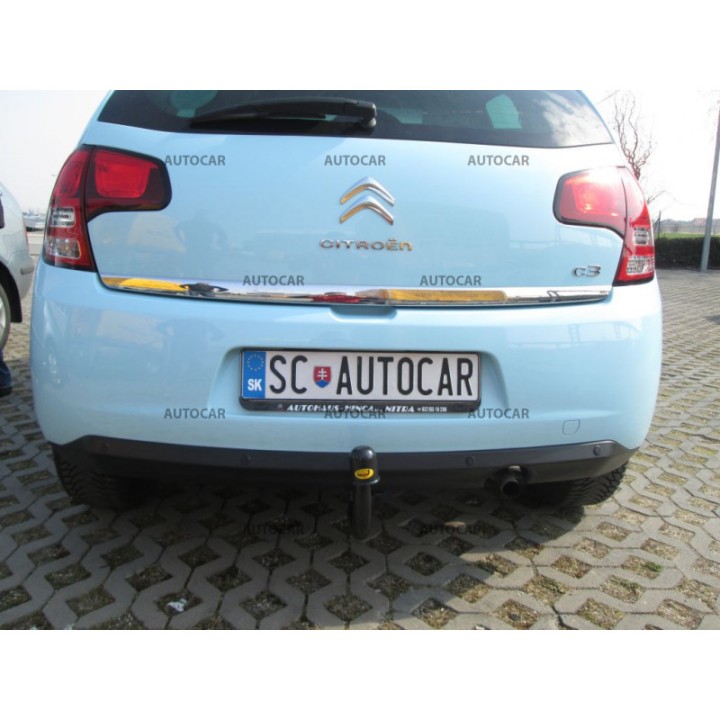 Towbar, Auto-Hak, Vertical Detachable System, Citroën C3 5-Door 2009 - 2016 - EDK.ro