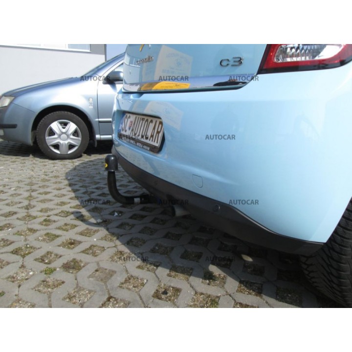 Cârlig de Remorcare, Auto-Hak, Sistem Demontabil Vertical, Citroën C3 5 Uși 2009 - 2016 - EDK.ro
