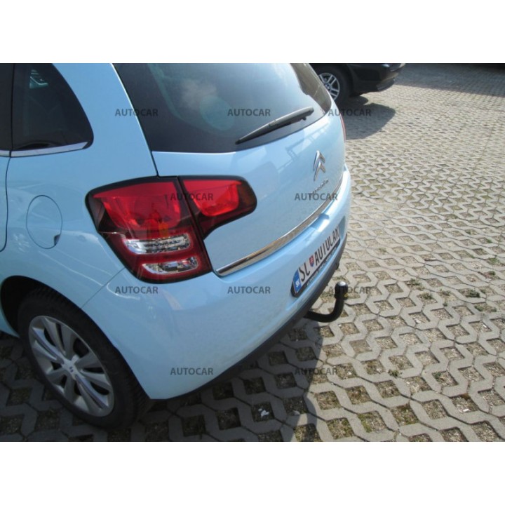 Towbar, Auto-Hak, Vertical Detachable System, Citroën C3 5-Door 2009 - 2016 - EDK.ro