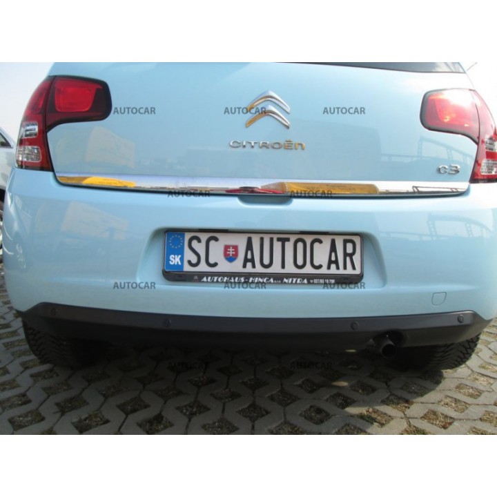 Towbar, Auto-Hak, Vertical Detachable System, Citroën C3 5-Door 2009 - 2016 - EDK.ro