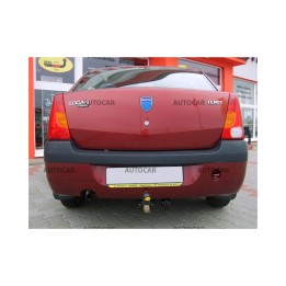 Cârlig de Remorcare, Auto-Hak, Sistem Demontabil Automat, Dacia Logan 4 Uși 2004 - 2012 - EDK.ro