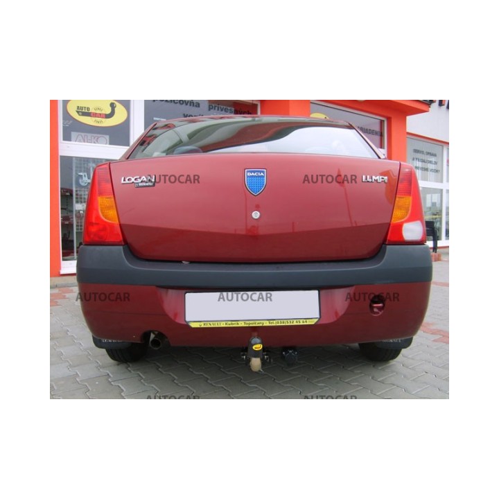 Cârlig de Remorcare, Auto-Hak, Sistem Demontabil Automat, Dacia Logan 4 Uși 2004 - 2012 - EDK.ro