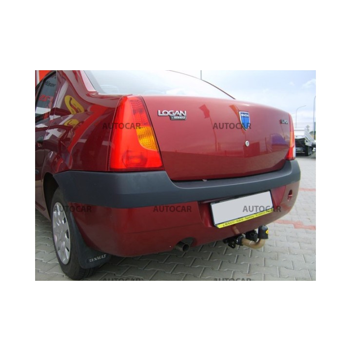 Cârlig de Remorcare, Auto-Hak, Sistem Demontabil Automat, Dacia Logan 4 Uși 2004 - 2012 - EDK.ro