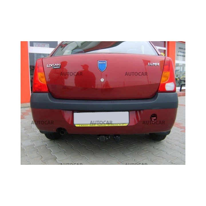 Cârlig de Remorcare, Auto-Hak, Sistem Demontabil Automat, Dacia Logan 4 Uși 2004 - 2012 - EDK.ro