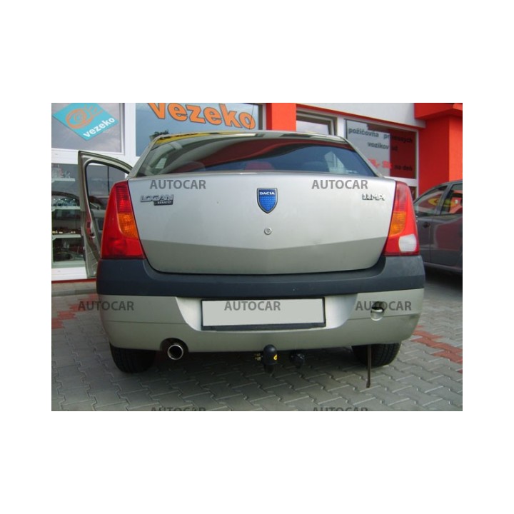 Towbar, Auto-Hak, Semi-Detachable System, Dacia Logan Sedan 2004 - 2012 - EDK.ro