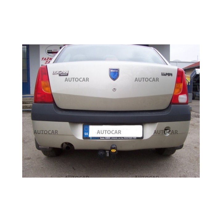Cârlig de Remorcare, Auto-Hak, Sistem Semi-Demontabil, Dacia Logan Sedan 2004 - 2012 - EDK.ro