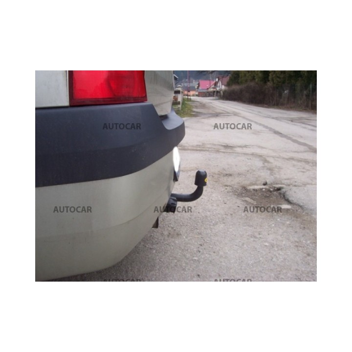 Towbar, Auto-Hak, Semi-Detachable System, Dacia Logan Sedan 2004 - 2012 - EDK.ro