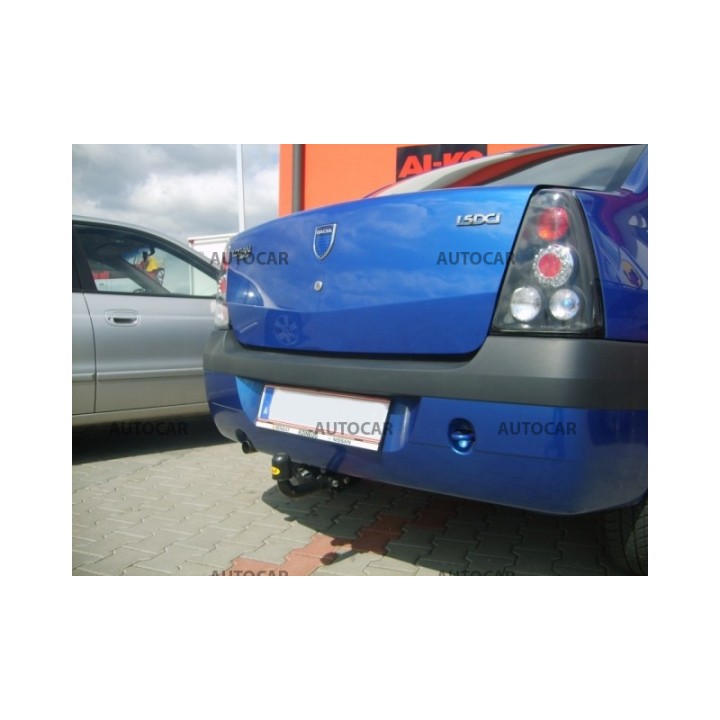 Cârlig de Remorcare, Auto-Hak, Sistem Semi-Demontabil, Dacia Logan Sedan 2004 - 2012 - EDK.ro