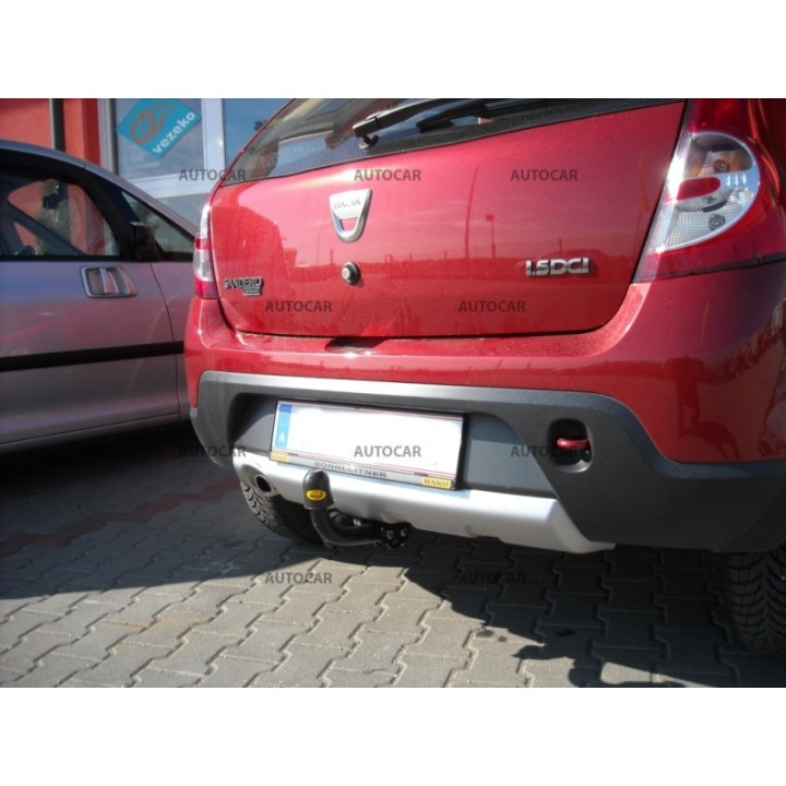 Cârlig de Remorcare, Auto-Hak, Sistem Semi-Demontabil, Dacia Sandero Stepway 5 Uși 2009 - 2013 - EDK.ro
