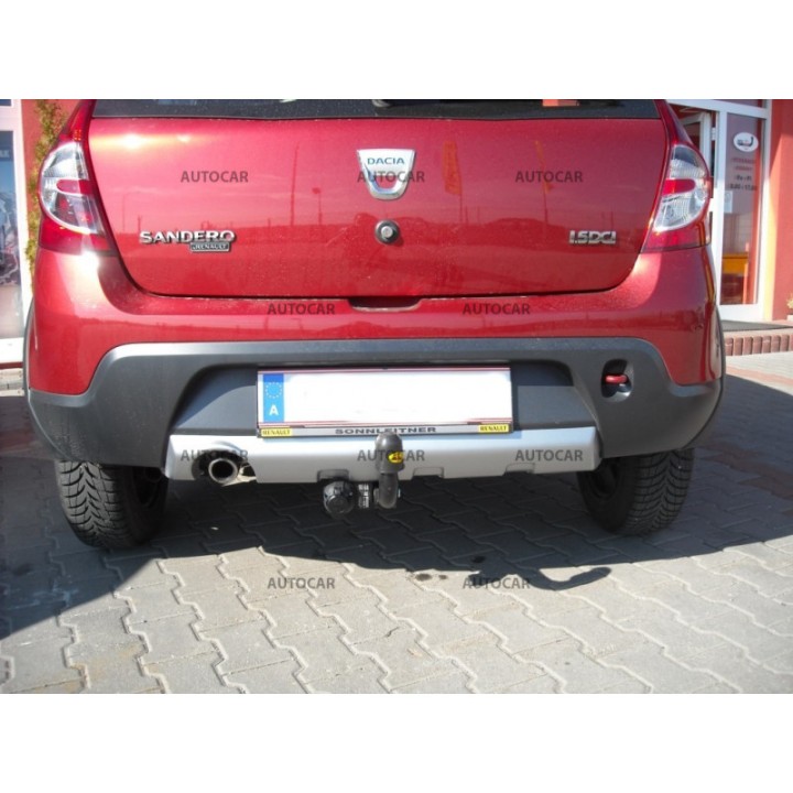 Cârlig de Remorcare, Auto-Hak, Sistem Semi-Demontabil, Dacia Sandero Stepway 5 Uși 2009 - 2013 - EDK.ro