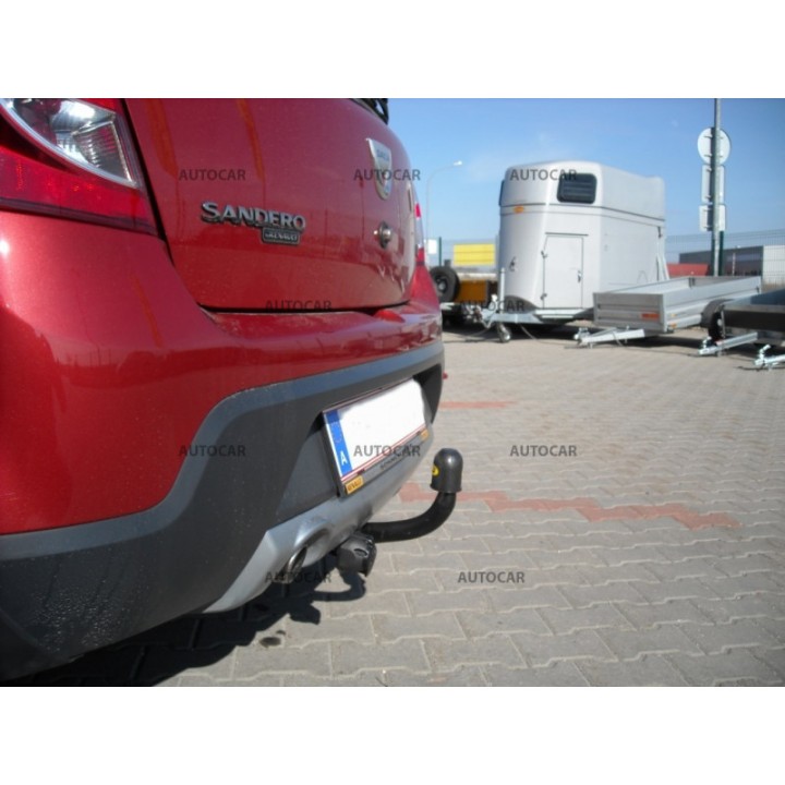 Cârlig de Remorcare, Auto-Hak, Sistem Semi-Demontabil, Dacia Sandero Stepway 5 Uși 2009 - 2013 - EDK.ro