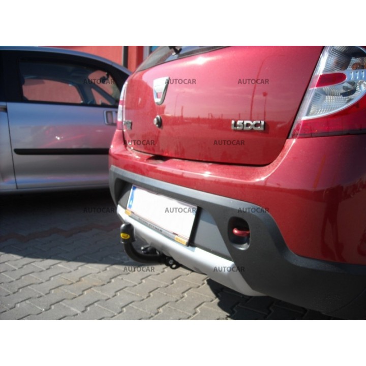 Towbar, Auto-Hak, Semi-Detachable System, Dacia Sandero Stepway 5-Door 2009 - 2013 - EDK.ro