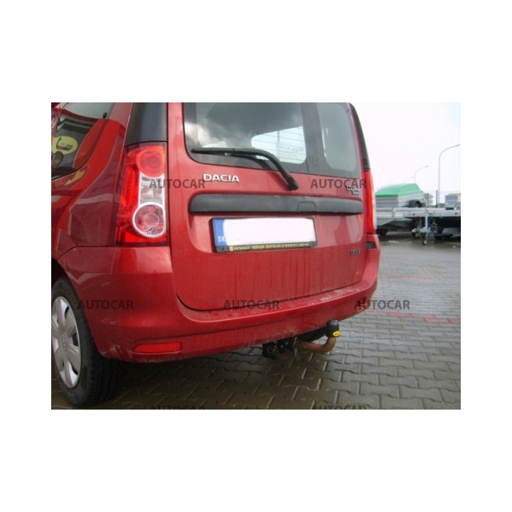 Cârlig de Remorcare, Auto-Hak, Sistem Demontabil Automat, Dacia Logan Combi 2007 - 2012 - EDK.ro