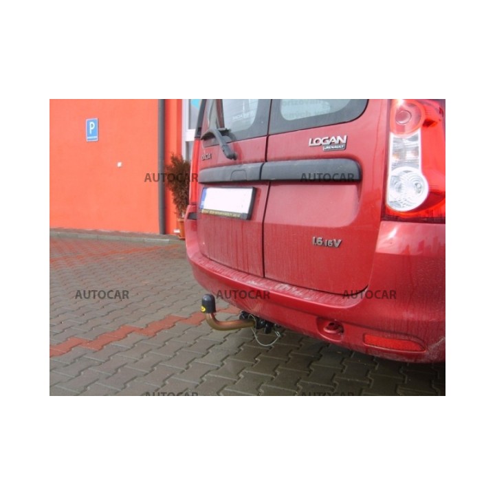 Cârlig de Remorcare, Auto-Hak, Sistem Demontabil Automat, Dacia Logan Combi 2007 - 2012 - EDK.ro
