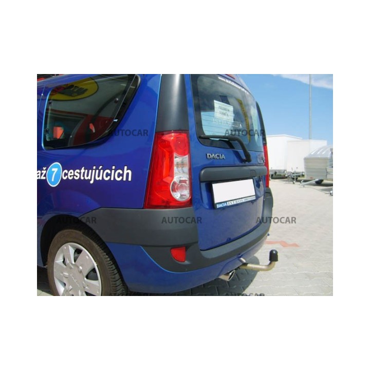 Cârlig de Remorcare, Auto-Hak, Sistem Demontabil Automat, Dacia Logan Combi 2007 - 2012 - EDK.ro