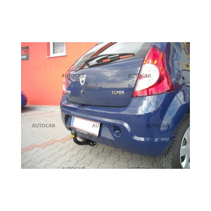 Towbar, Auto-Hak, Semi-Detachable System, Dacia Sandero 5-Door 2008 - 2012 - EDK.ro