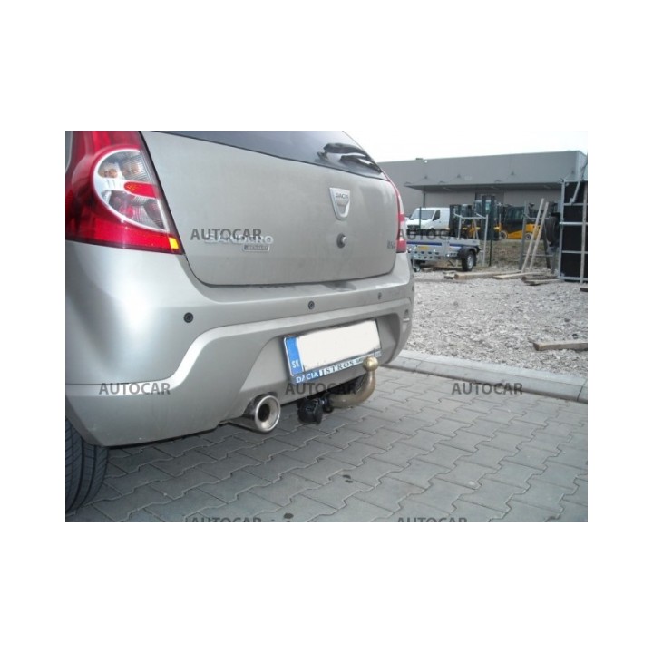 Cârlig de Remorcare, Auto-Hak, Sistem Demontabil Automat, Dacia Sandero 5 Uși 2008 - 2012 - EDK.ro