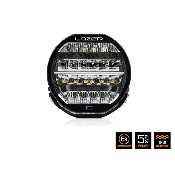 EC Approved LED Projector, Lazer Lamps Sentinel 9'' Elite with Slim Mounting Kit, Luminous Flux 15,232Lm, Power 145W - EDK.ro