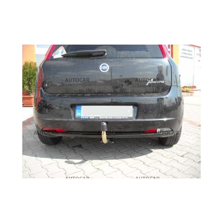 Cârlig de Remorcare, Auto-Hak, Sistem Demontabil Automat, Fiat Grande Punto 3/5 Uși 2006 - 2012 - EDK.ro