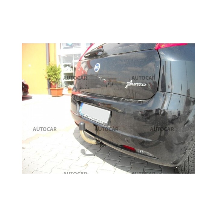 Cârlig de Remorcare, Auto-Hak, Sistem Demontabil Automat, Fiat Punto Grande 3/5 Uși 2006 - Prezent - EDK.ro