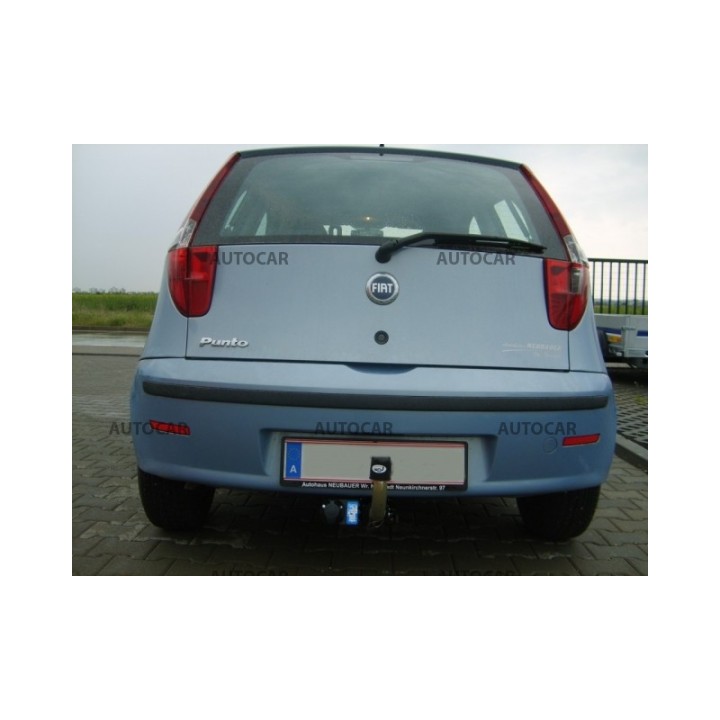 Cârlig de Remorcare, Auto-Hak, Sistem Demontabil Automat, Fiat Punto 3/5 Uși 1999 - 2011 - EDK.ro