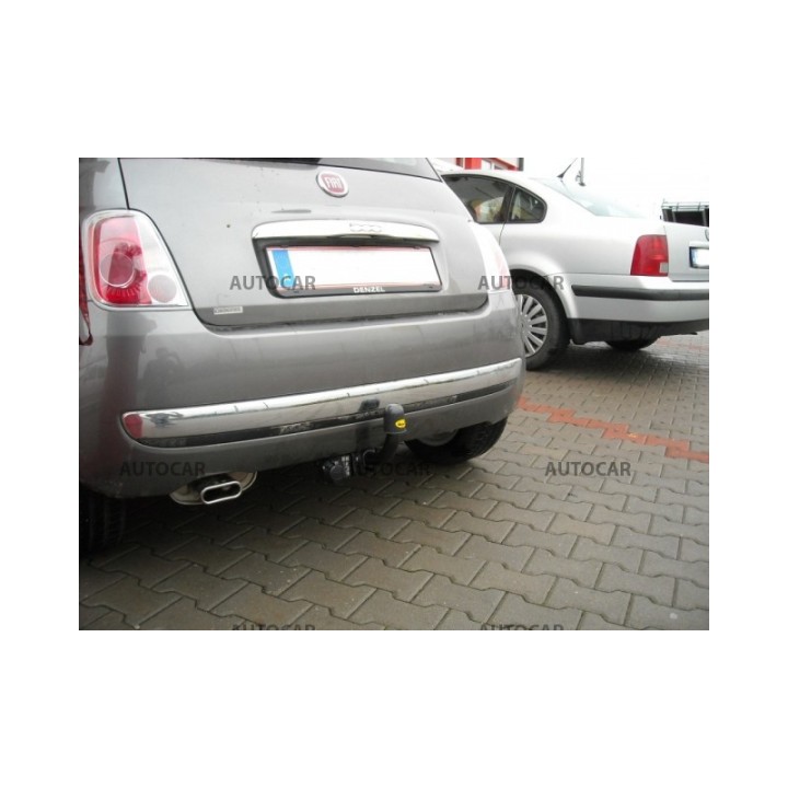 Cârlig de Remorcare, Auto-Hak, Sistem Demontabil Automat, Fiat 500 2007 - 2017 - EDK.ro