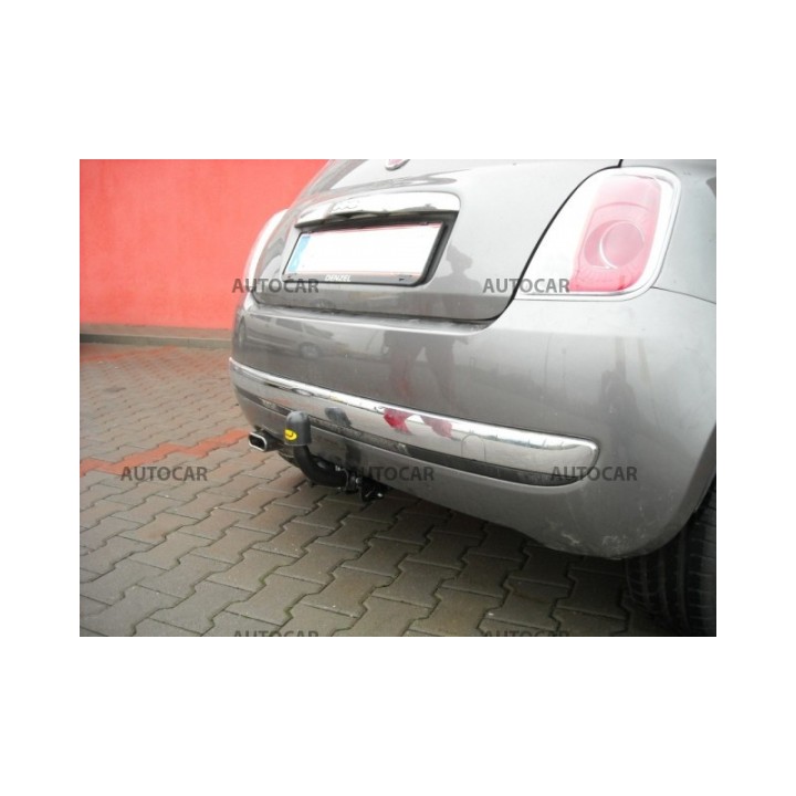 Cârlig de Remorcare, Auto-Hak, Sistem Demontabil Automat, Fiat 500 2007 - 2017 - EDK.ro