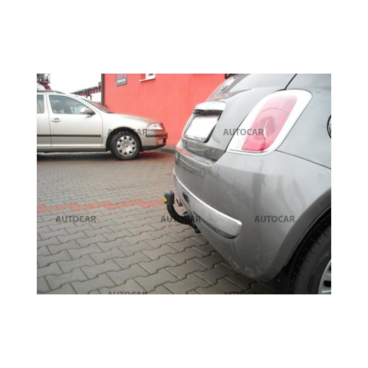 Cârlig de Remorcare, Auto-Hak, Sistem Demontabil Automat, Fiat 500 2007 - 2017 - EDK.ro