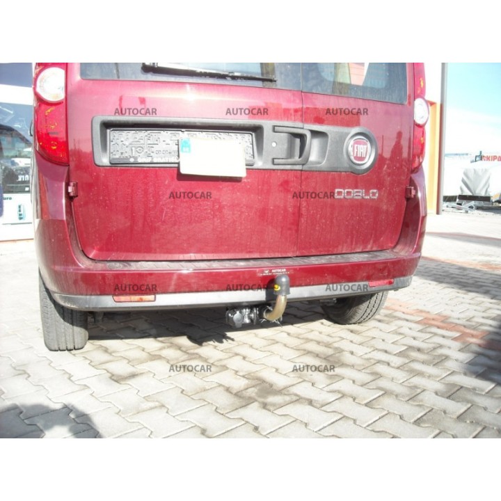 Cârlig de Remorcare, Auto-Hak, Sistem Demontabil Automat, Fiat Doblò 2010 - 2022 - EDK.ro