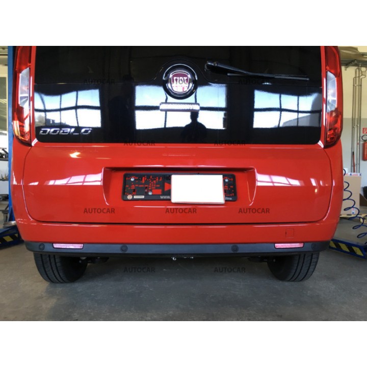 Cârlig de Remorcare, Auto-Hak, Sistem Demontabil Vertical, Fiat Doblò 2010 - 2022 - EDK.ro