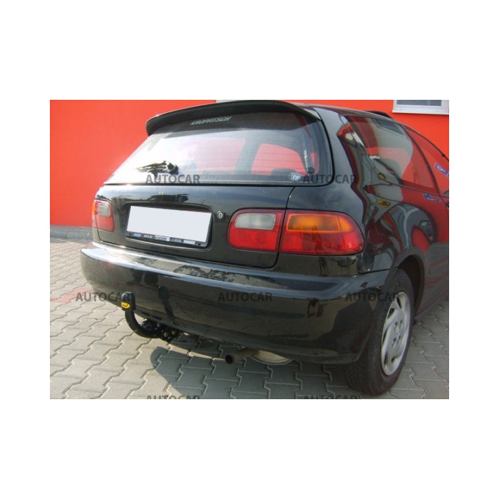 Cârlig de Remorcare, Auto-Hak, Sistem Semi-Demontabil, Honda Civic 3 Uși 1991 - 2000 - EDK.ro